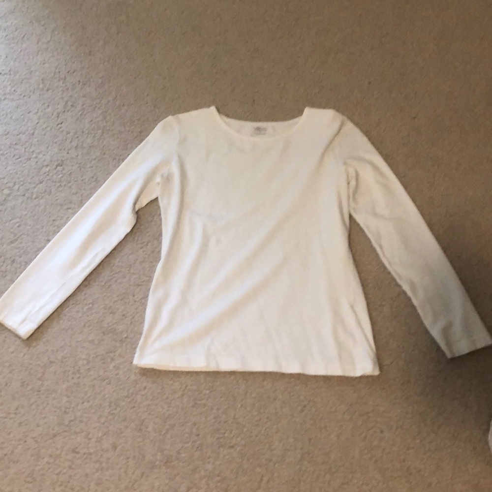 plain white long sleeve
